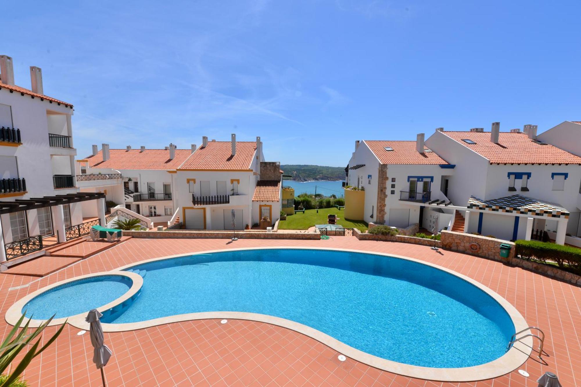 Paddle - Sea View Apartment With 3 Pools, Tennis & Squash Court São Martinho do Porto Dış mekan fotoğraf